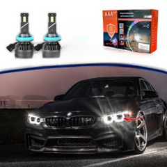 AAA LED SMD HEADLIGHTS H7 Golden