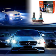 AAA LED SMD HEADLIGHTS H4 Golden