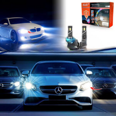 AAA LED SMD HEADLIGHTS H7 Golden