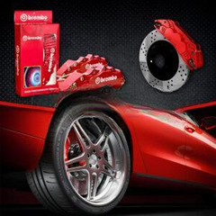 Car Universal Big Brake Caliper Covers Red Color