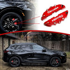 Car Universal Disc Brake Caliper Covers Red