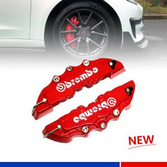 Car Universal Disc Brake Caliper Covers Red