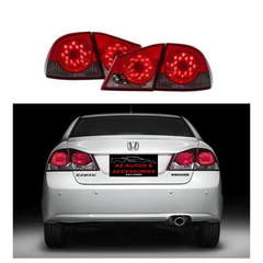 Honda Civic Back Lamps Lights Red Smoke – Model 2006-2012