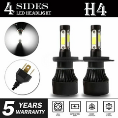 Four Side Led Headlight Bulb - H4