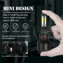 Four Side Led Headlight Bulb - H4