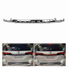 Toyota Fortuner 2018 LED Trunk Garnish Chrome