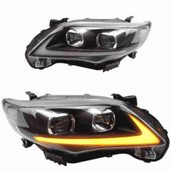 NIKE Style Headlights for Toyota Corolla 2011 to 2014