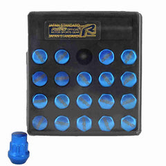 20 Pcs Car Close End Wheel Lock Lug Nuts Rays Aluminum Racing Lug Nuts for Toyota Honda Mitsubishi