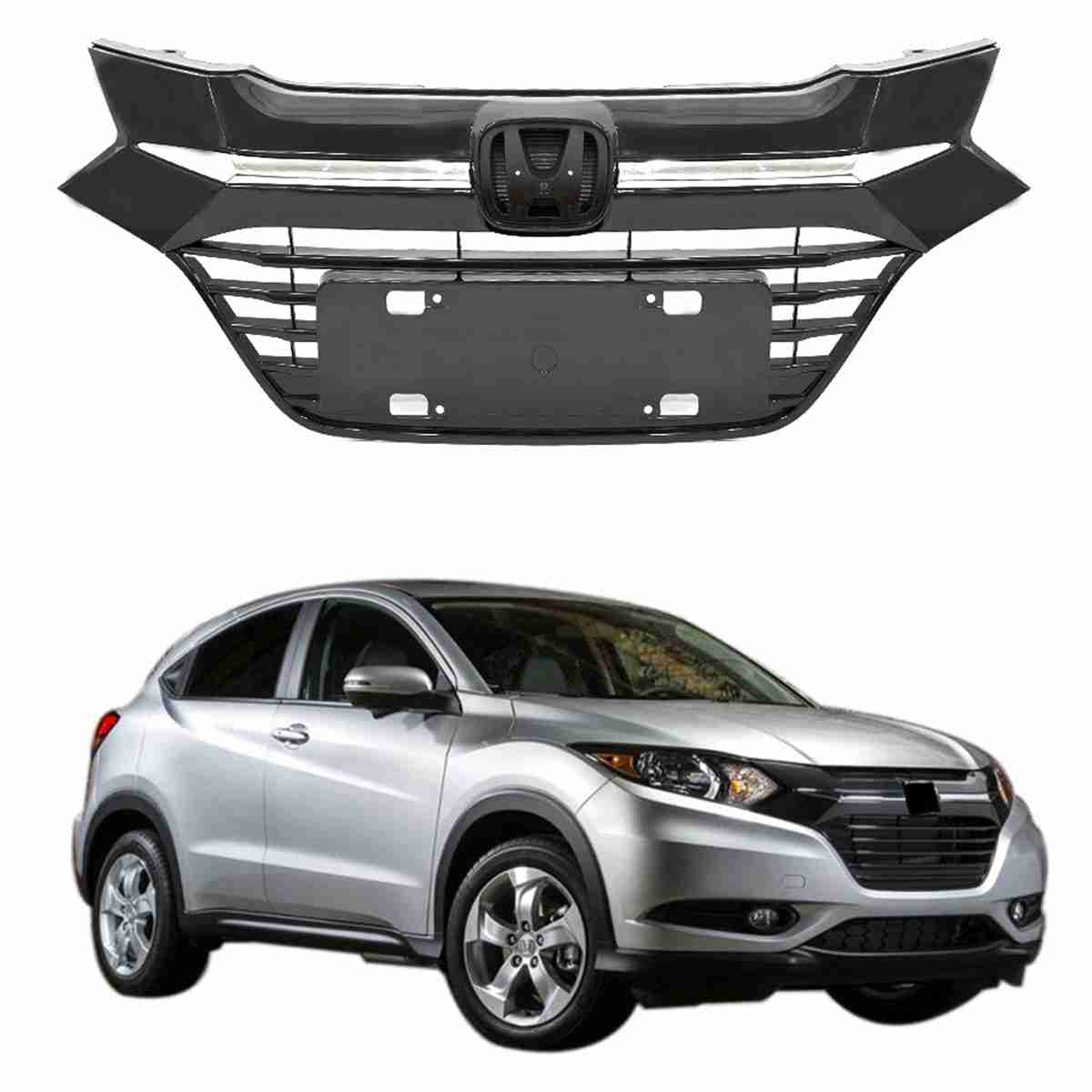 Front Grill For Honda Vezel – Vezel Grill – Chrome Trim Front Grill for Honda Vezel 2012 to 2017