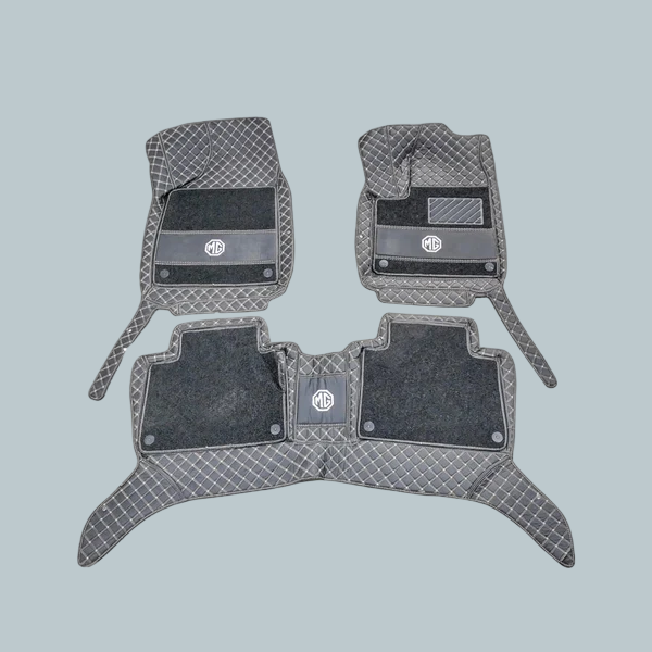 MG HS 10D Floor Mats -Mix Thread Black With Black Grass 3Pcs 2020-2025