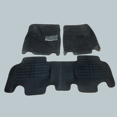 Toyota Land Cruiser 5D Stitched Floor Mat Black 3 Pcs 2015-2021