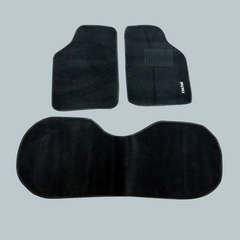 Suzuki Cultus Carpet Custom Floor Mat Black Old Model Mix Design 3 Pcs - Model 2007-2017