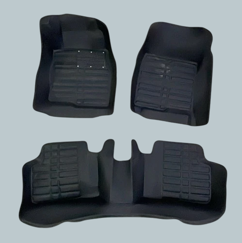 Honda Civic 5D Custom Floor Mat Black 3 Pcs - Model 2016-2024