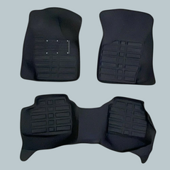 Suzuki Mehran 5D Custom Floor Mat Black 3 Pcs - Model 2012-2017