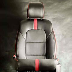 Suzuki Mehran Type R Black Red Seat Covers - Model 1988-2021
