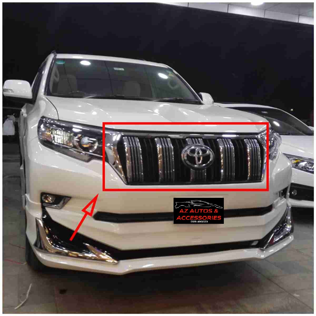 Front Grill OEM Style for Toyota Prado FJ150 2009 to 2018