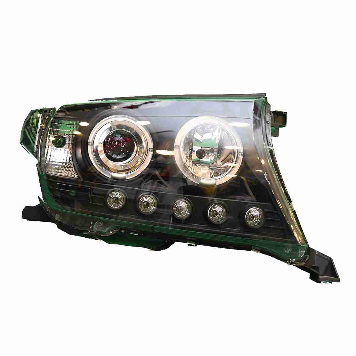 Projection Headlights Smoky Color For Land Cruiser FJ200 2008 To 2015