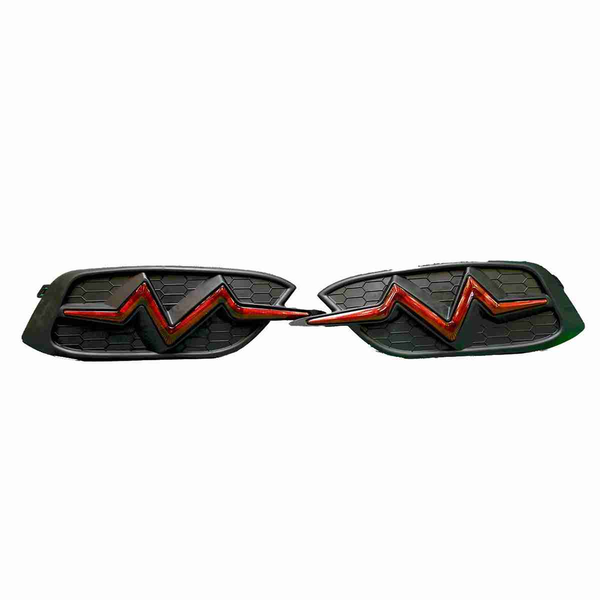 Back Bumper Reflector Led Light Heartbeat Style for Civic 2016 to 2019