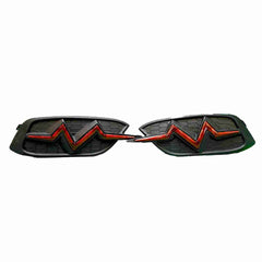 Back Bumper Reflector Led Light Heartbeat Style for Civic 2016 to 2019