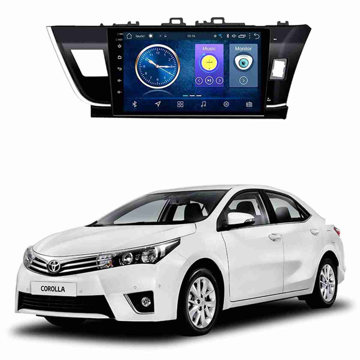 Toyota Corolla 2014 to 2017 Android Player IPS Display Multimedia System