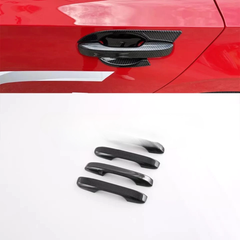 Car carbon fiber Door Handle Cover Trim For Honda Civic 2016 to 2020