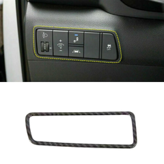 Hyundai Tucson Headlight Control Button Carbon Fiber Trims – Model 2020-2021