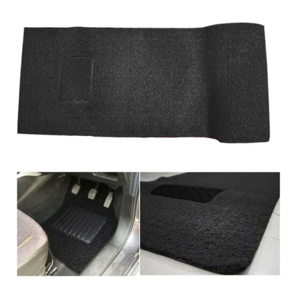 Universal Fur Grass Floor Mat Roll Adjustable Customisable Black - Floor Mats - Car Mats - Vehicle Mats