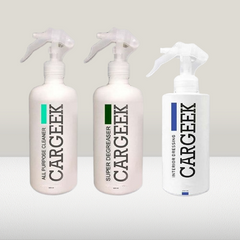 All Purpose Cleaner - Interior Dressing - Super Degreaser - Gold Wash - Towel - Applicator Pad - Brush - Pack Of 7