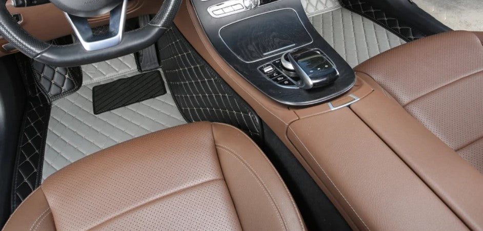 Honda Vezel 5D Custom Floor Mat Brown 3 Pcs - 2013-2021