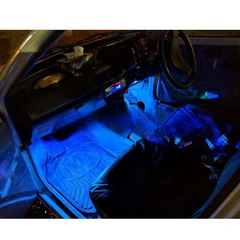 7 Color LED Car Interior Ambient Light | Remote Controlled - Atmosphere Lighting