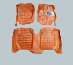 Honda Vezel 5D Custom Floor Mat Brown 3 Pcs - 2013-2021