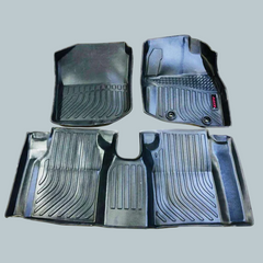 Honda City TPR 5D Custom Floor Mat Black 3 Pcs - Model 2017-2020