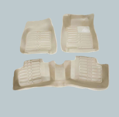 Honda Civic 5D Custom Floor Mat Beige 3 Pcs - Model 2016-2024 - Car Interior Mats