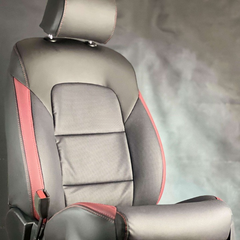 Suzuki Cultus Breathable Black Red Seat Covers - Model 2017-2021