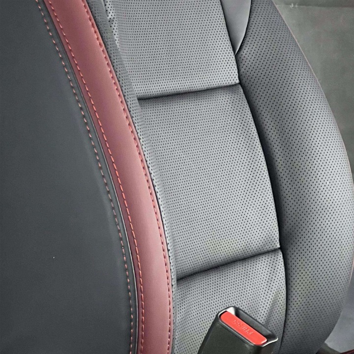 Suzuki Cultus Breathable Black Red Seat Covers - Model 2017-2021