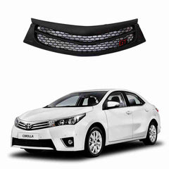 Front Bumper Black Stylish GT Grill for Toyota Corolla 2014 to 2017