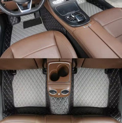 Honda Vezel 5D Custom Floor Mat Brown 3 Pcs - 2013-2021