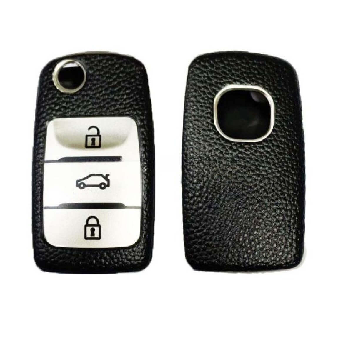 Alsvin Leather Design Plastic Key Cover Silver Model 2021 to 2022