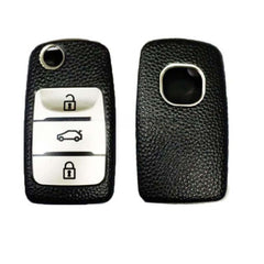 Alsvin Leather Design Plastic Key Cover Silver Model 2021 to 2022