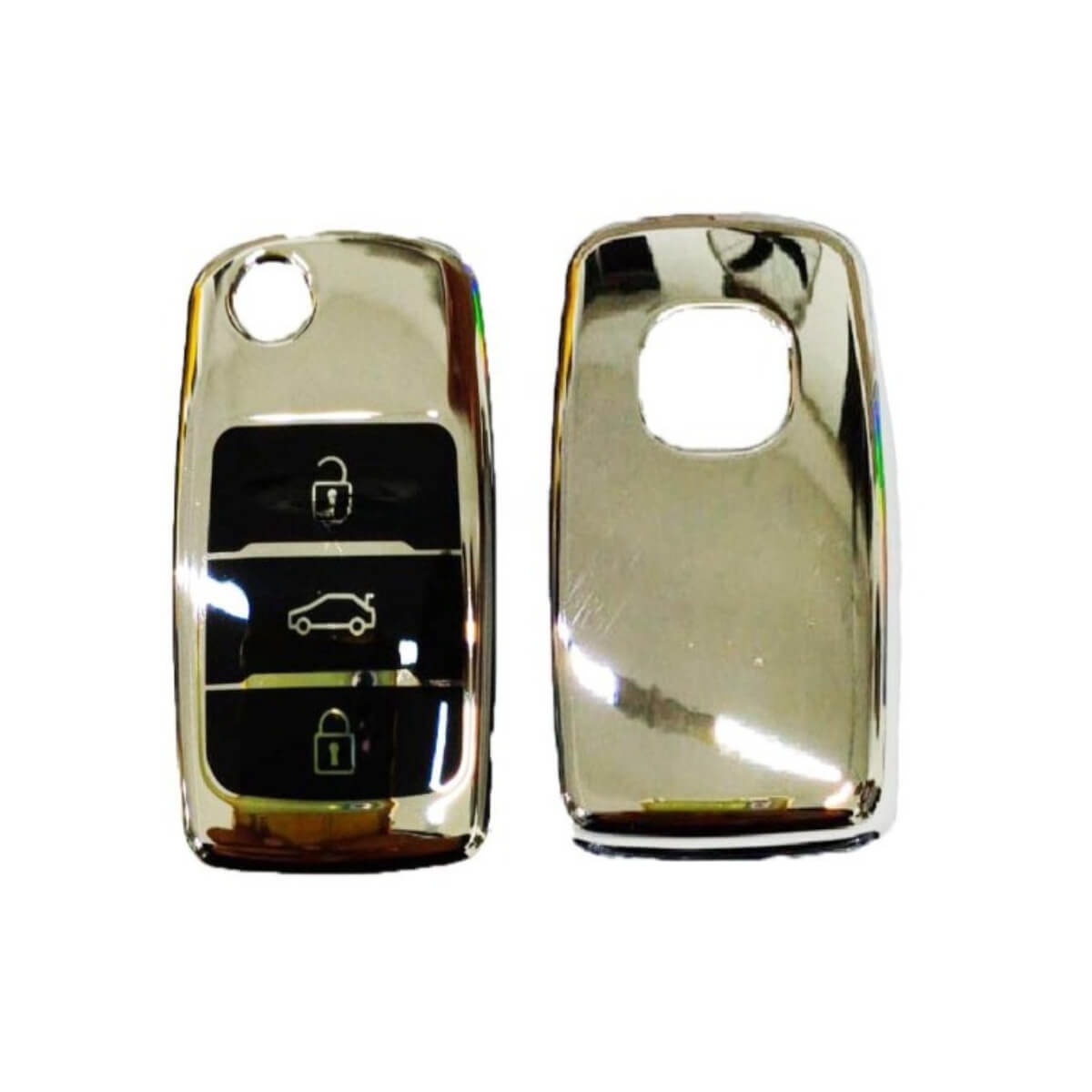 Alsvin Plastic Protection Key Cover Silver Model 2021 to 2022