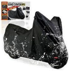 Full Size Scratch & 100 % Water Proof 70 / 125 cc Bike covers Top Cover with waterproof Dustproof Heatproof In very cheaper price Black bike cover