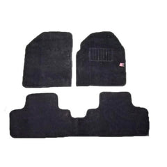 KIA Picanto Carpet Floor Mat Black Mix Design 3 Pcs Model 2019 to 2021
