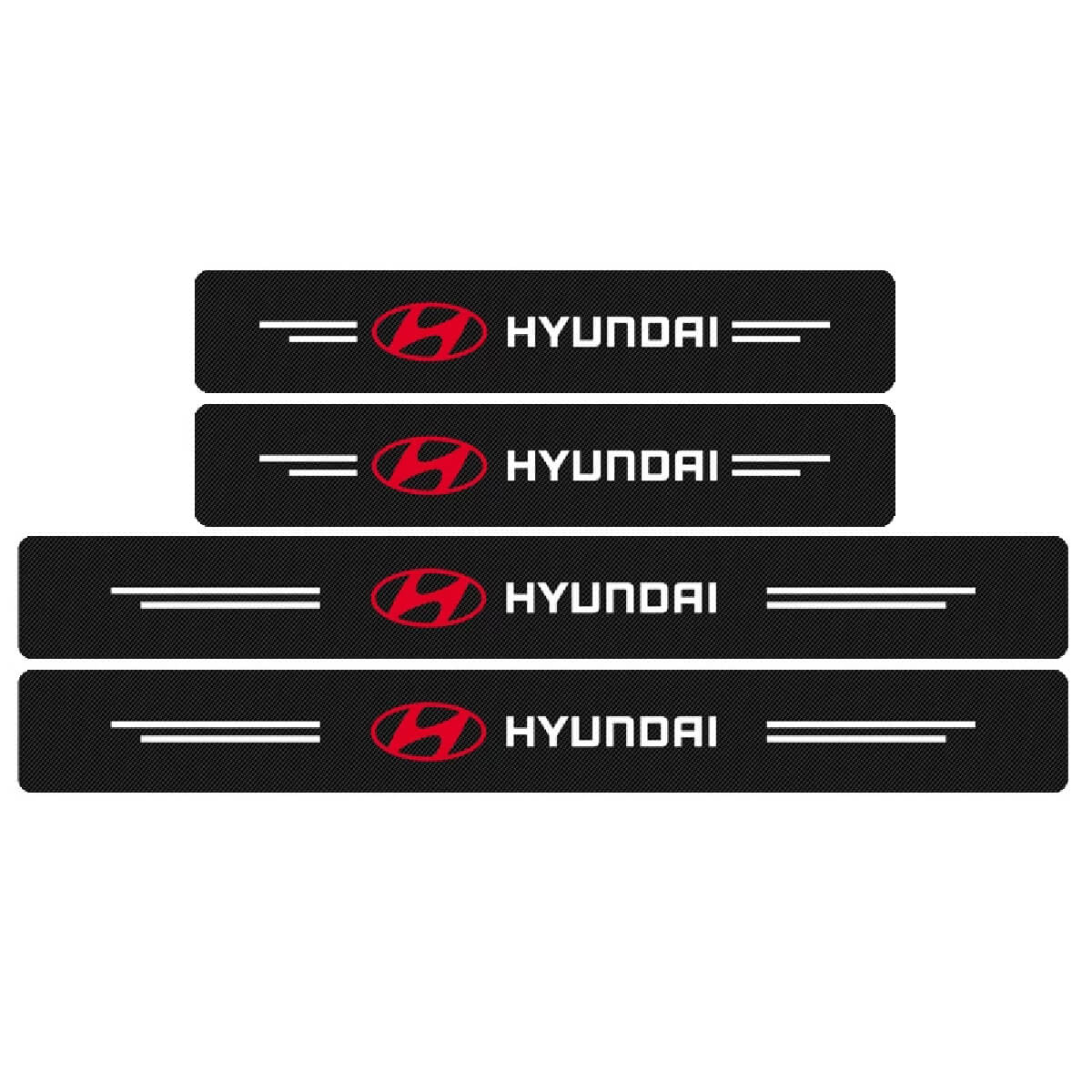 Car Door Sill Plate Sticker Cover protection For Hyundai