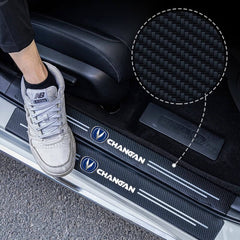 Car Door Sill Plate Sticker Cover protection For Changan Alsvin