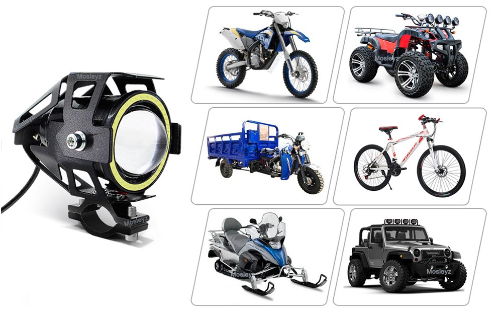 U7 LED Shooter Lamp – Dual Beam Motorcycle/Car Light Set (2pcs)