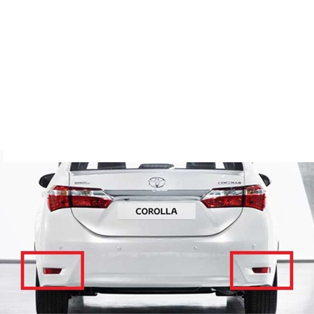 Toyota Corolla Back Bumper Reflector Turn Indicator and Brake LED Lights – Model 2014 to 2017