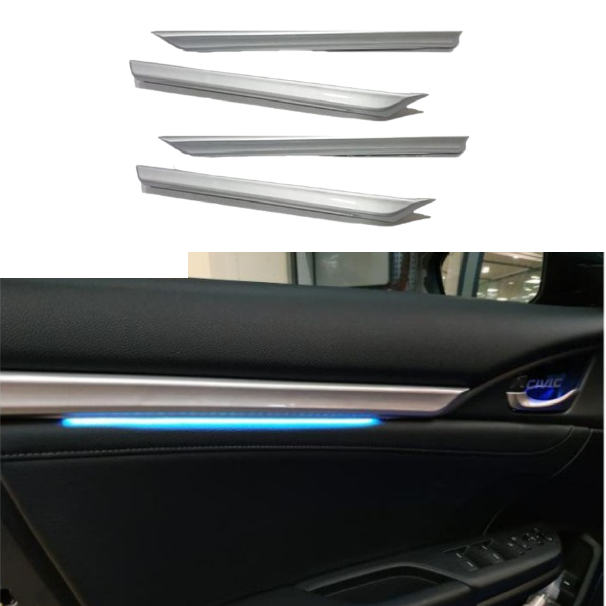 Honda Civic Interior Door Illumination Kit (2 Colors) – Model 2016-2021