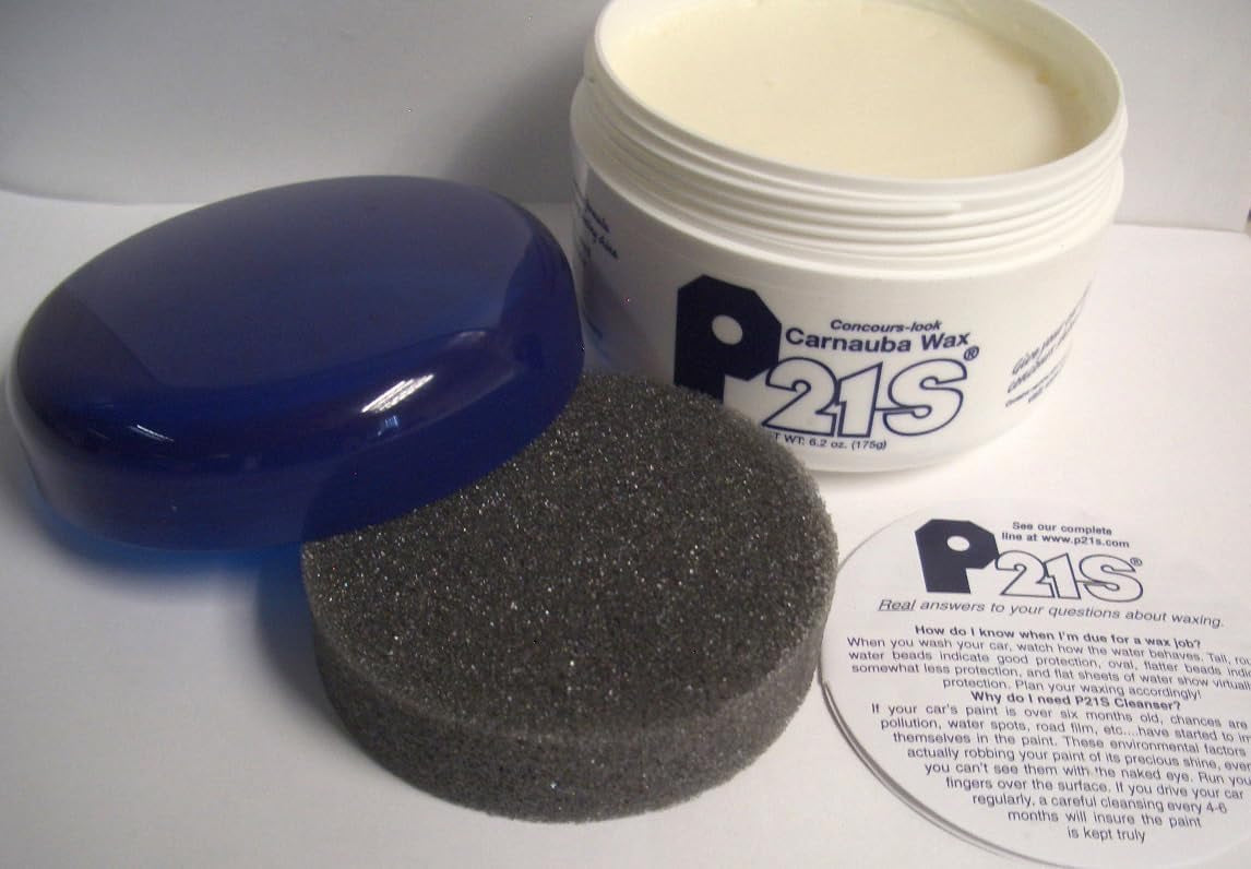 AutoGeek P21S Concours Carnauba Paste Wax (6.2oz.)