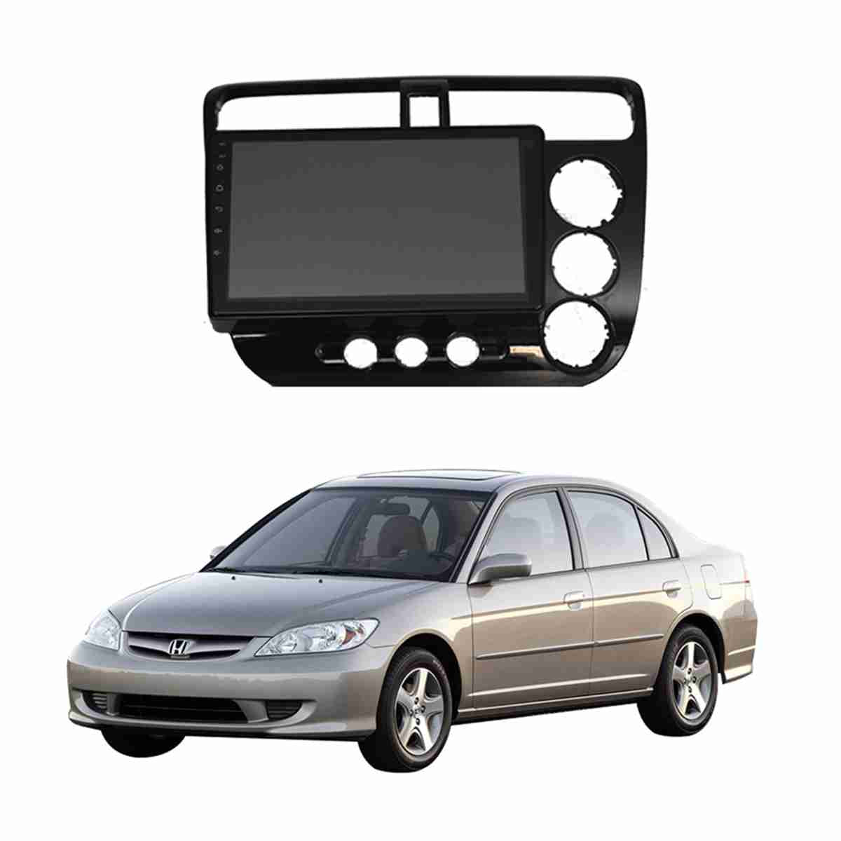 Honda Civic 2004 to 2006 – Android Panel HD Player IPS Display Multimedia System