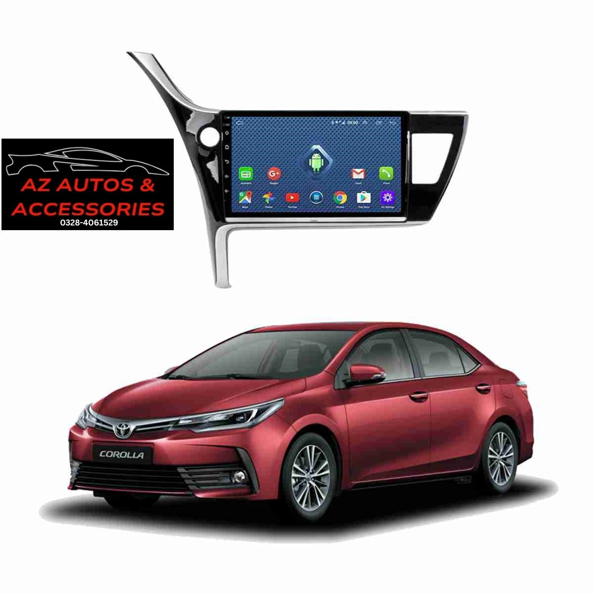 Corolla 2017 to 2020 – Android Panel HD Player IPS Display Multimedia System